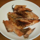 フライパンとアルミホイルで焼き鮭